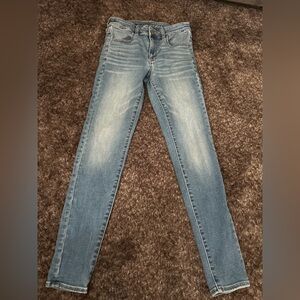 American Eagle Outfitters Light Blue Skinny Jeans